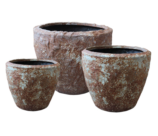 1 x 21 x 17 Rocky Round  Tall Planter-1