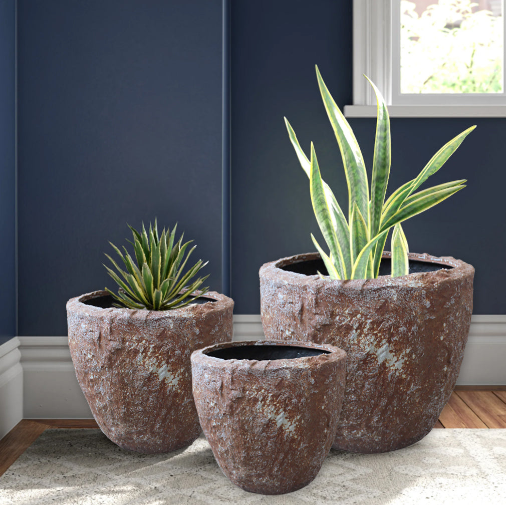 1 x 21 x 17 Rocky Round  Tall Planter-3