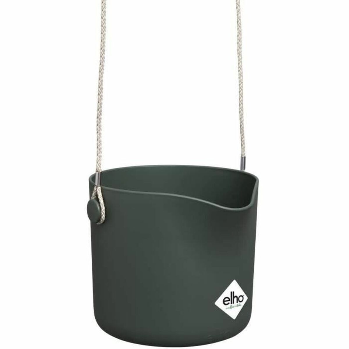 Hanging Planter Elho   Circular Green Plastic Ø 18 cm-0