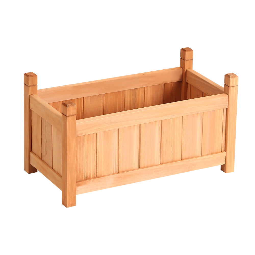 Greenfingers Garden Bed Raised Wooden Planter Box Vegetables 60x30x33cm-0