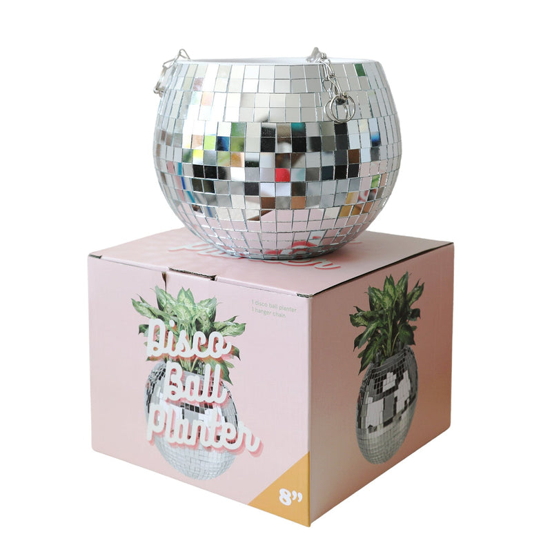 Disco Ball Planter-4